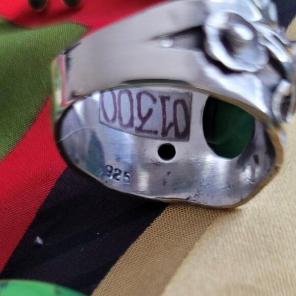 Green Apple Mohave Turquoise Ring 9.5 - Picture 4 of 4